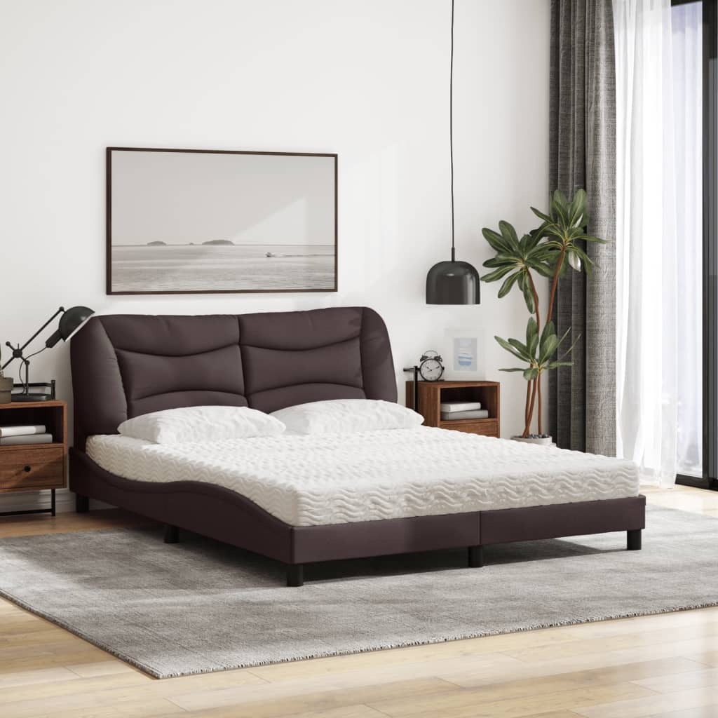 Lit Avec Matelas Hvar Tissu