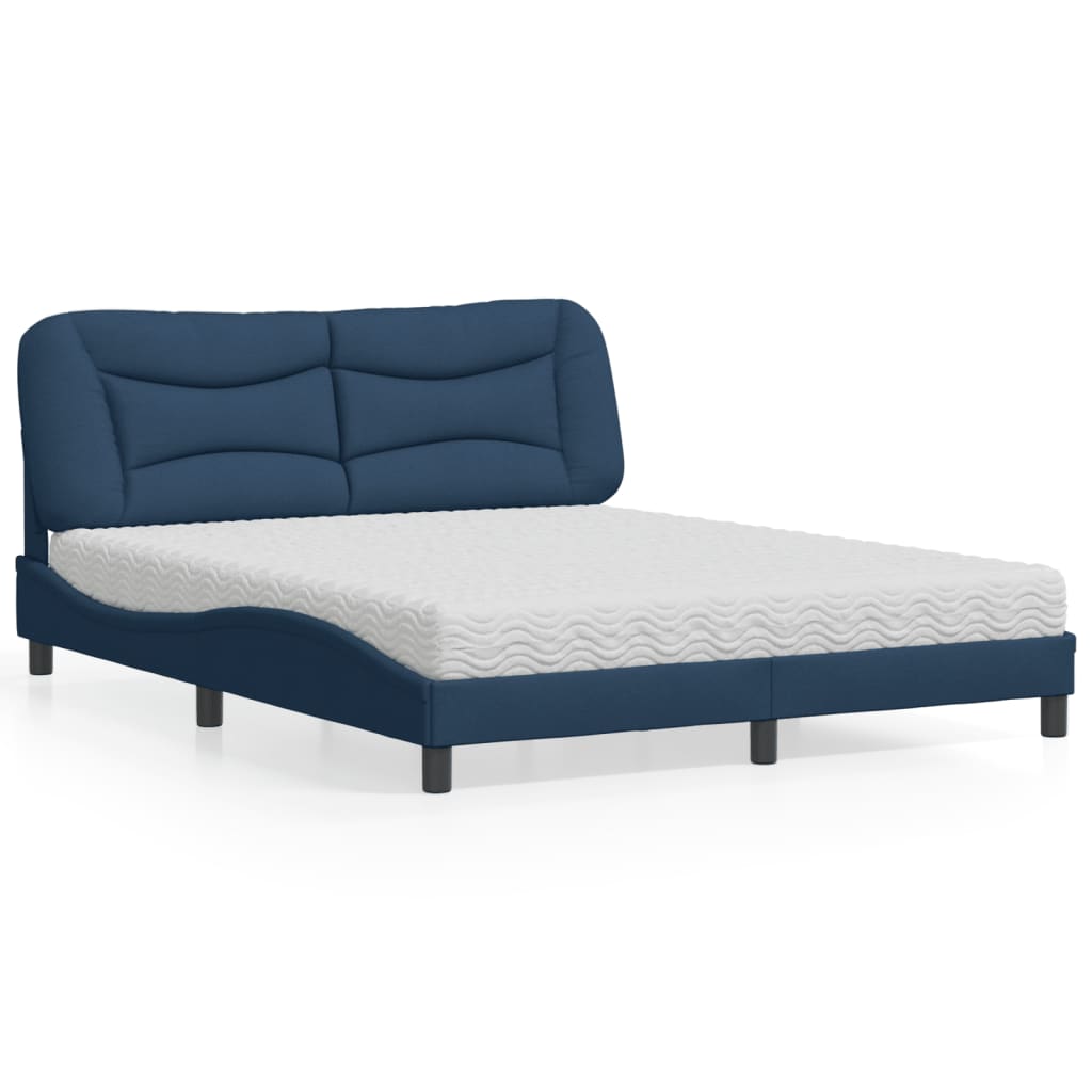 Lit Avec Matelas Hvar Tissu