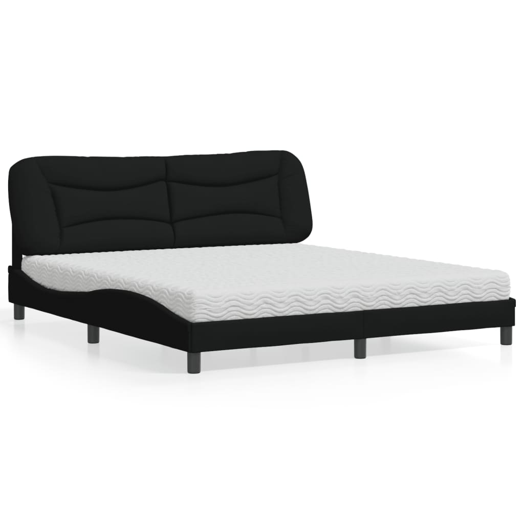 Lit Avec Matelas Hvar Tissu