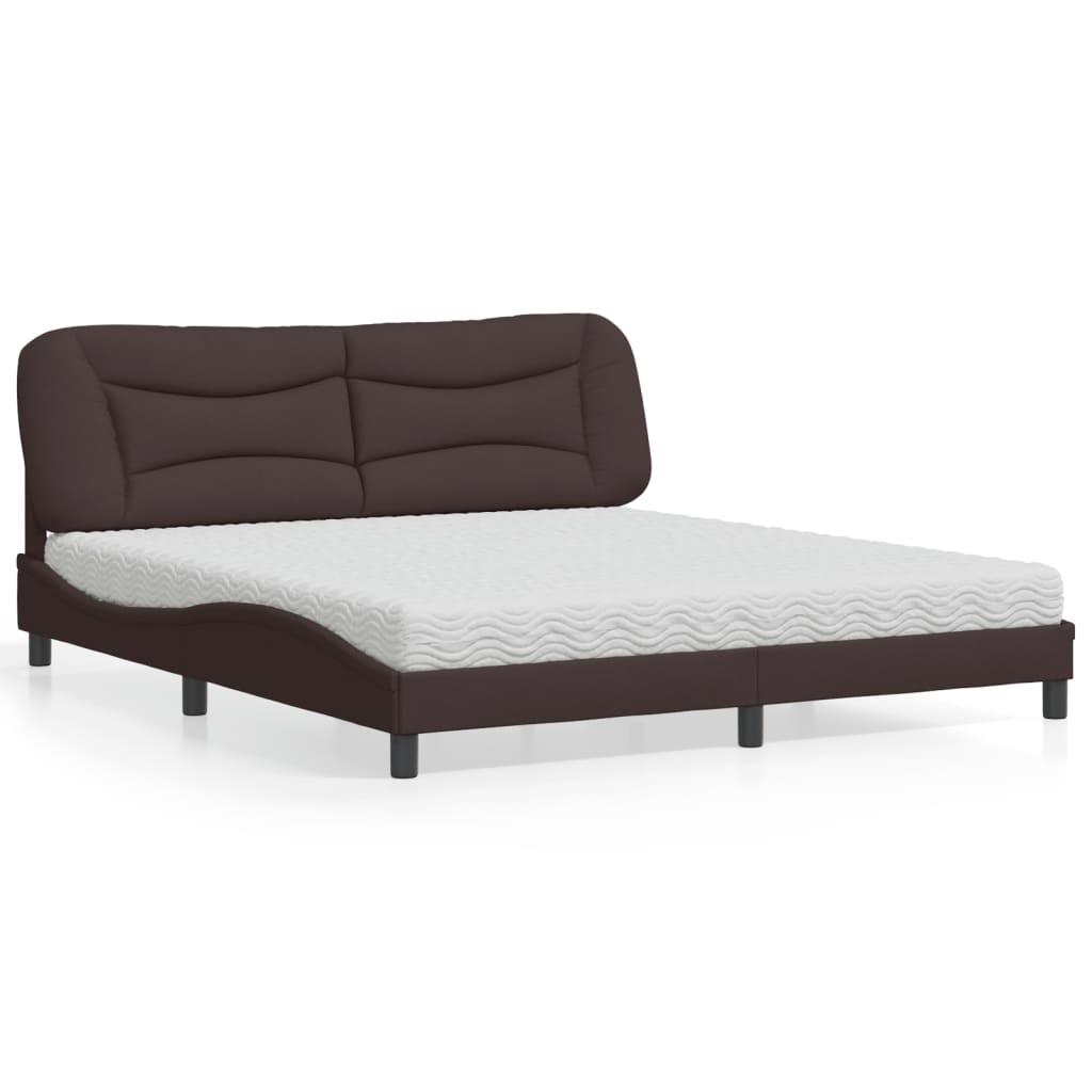 Lit Avec Matelas Hvar Tissu