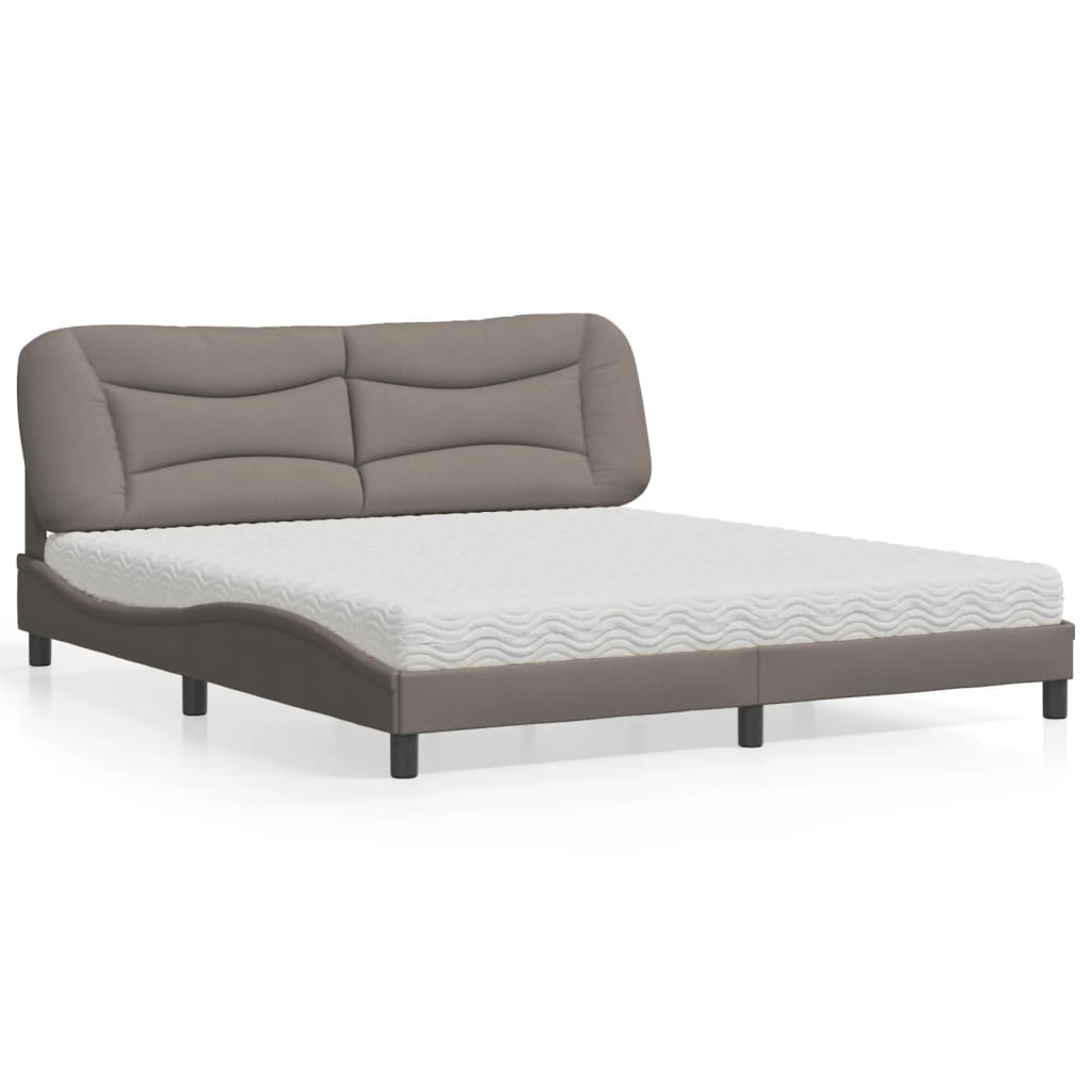 Lit Avec Matelas Hvar Tissu