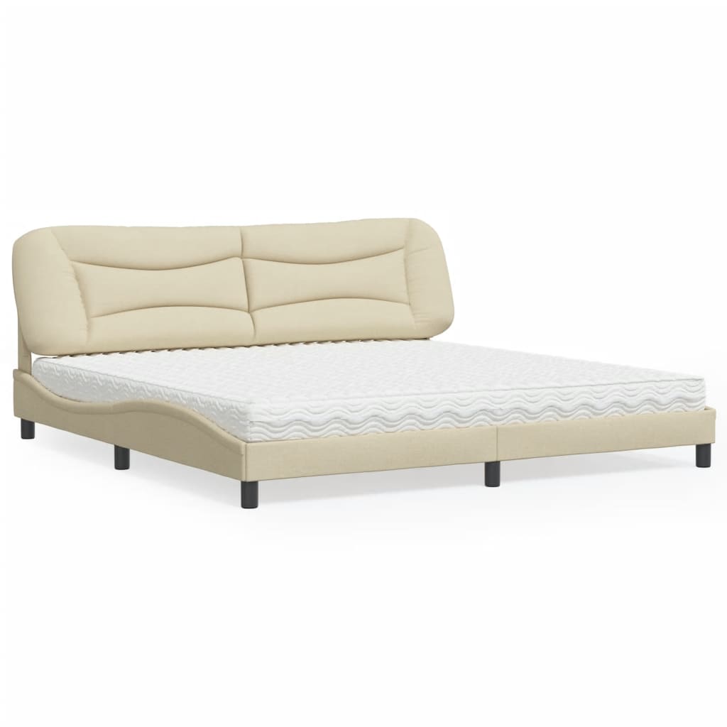 Lit Avec Matelas Hvar Tissu