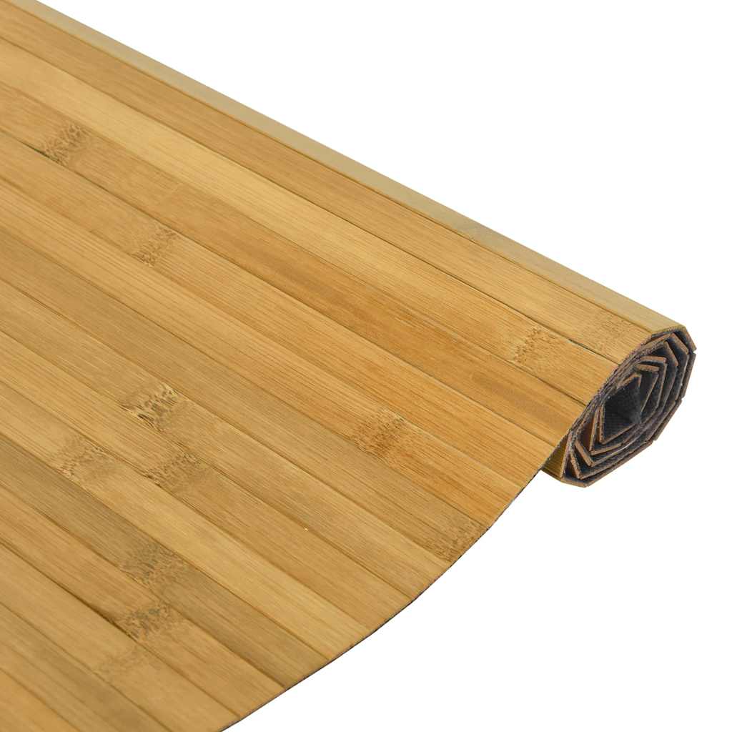 Tapis Rectangulaire Bambou Naturel