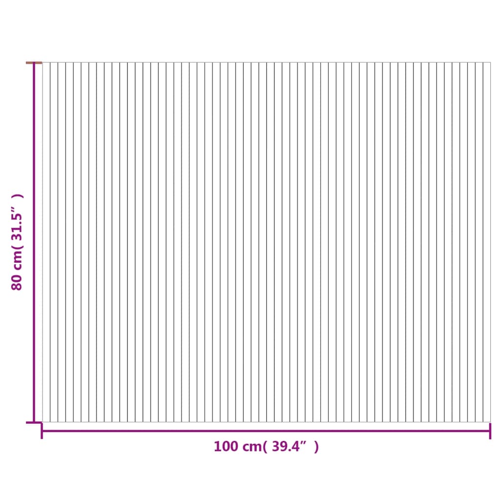Tapis Rectangulaire Bambou Marron