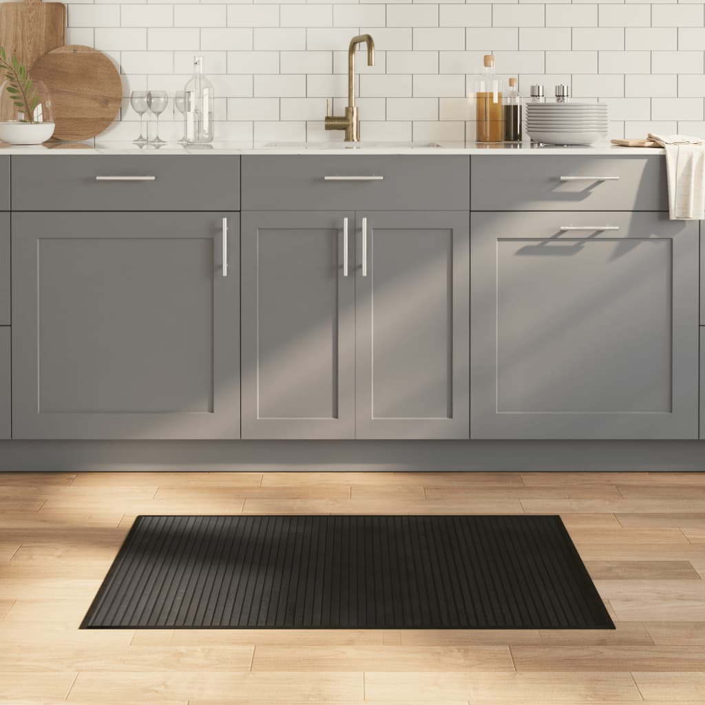Tapis Rectangulaire Naturel Clair Bambou