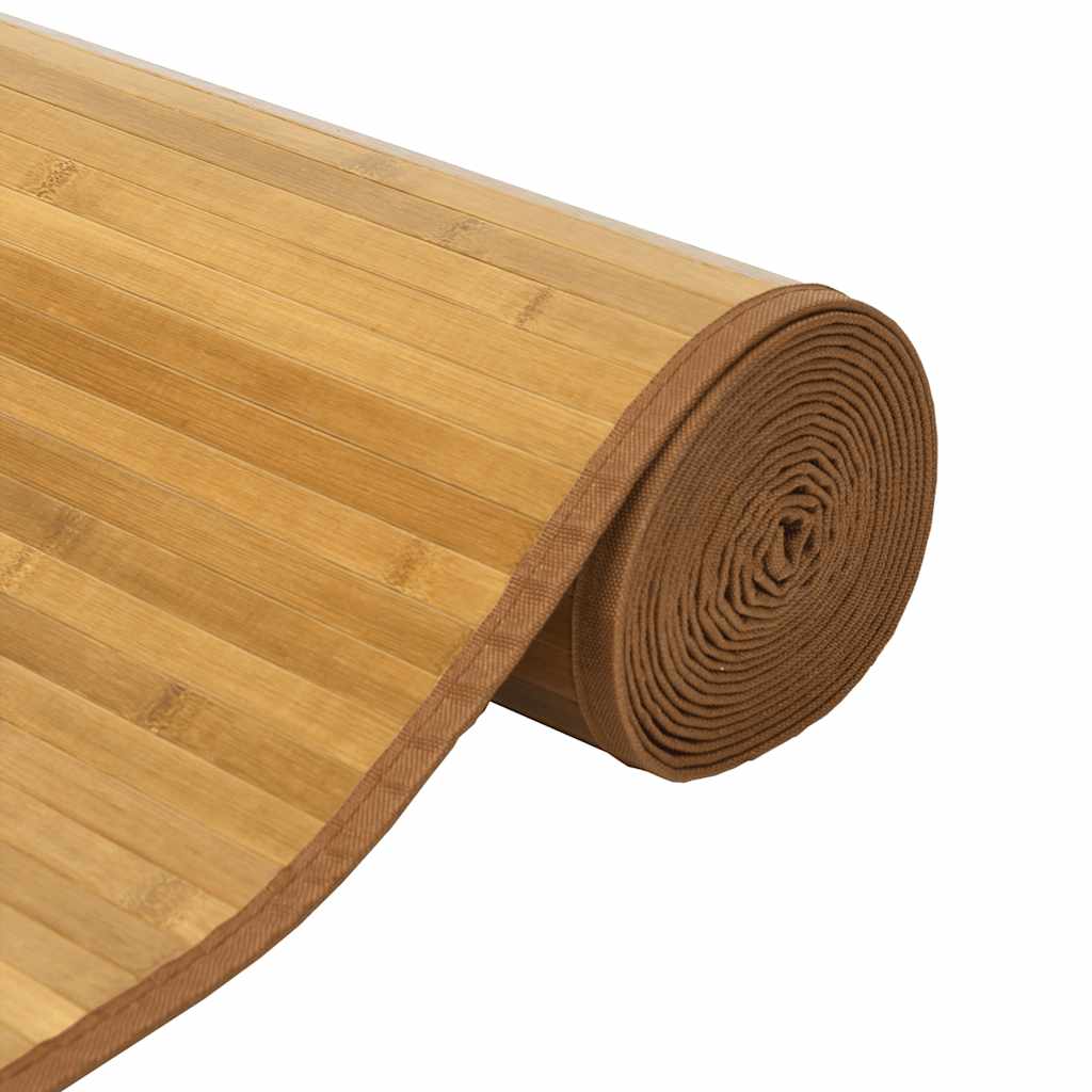 Tapis Rectangulaire Bambou Naturel
