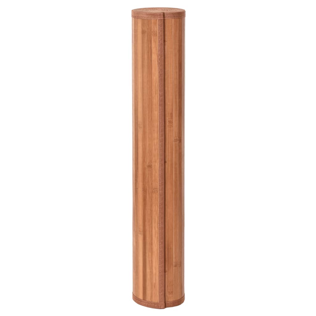 Tapis Rectangulaire Bambou Marron