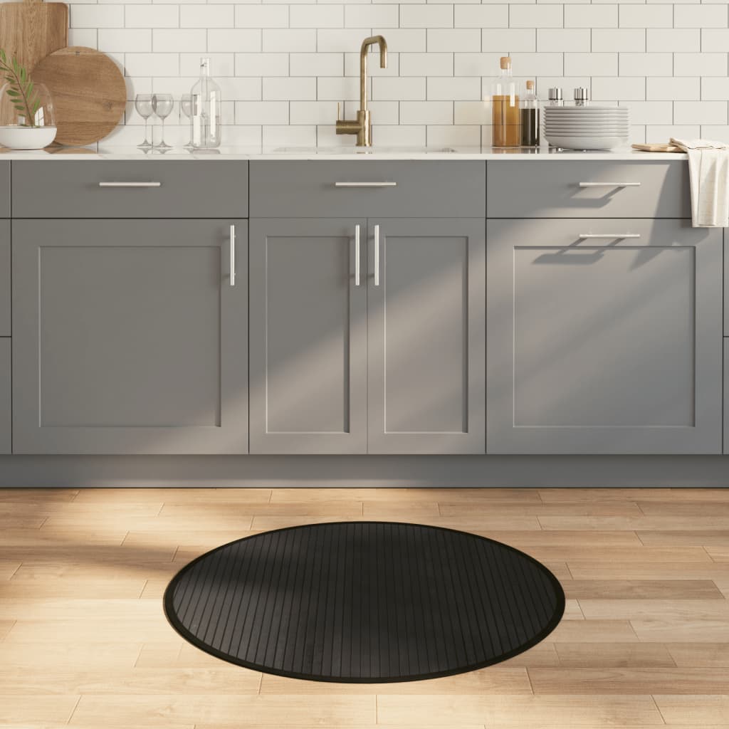 Tapis Rond Bambou