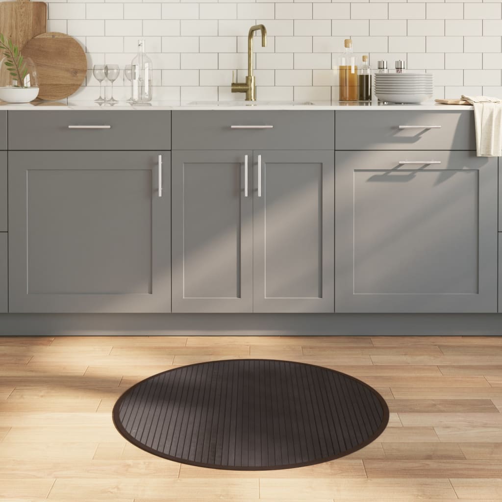 Tapis Rond Bambou