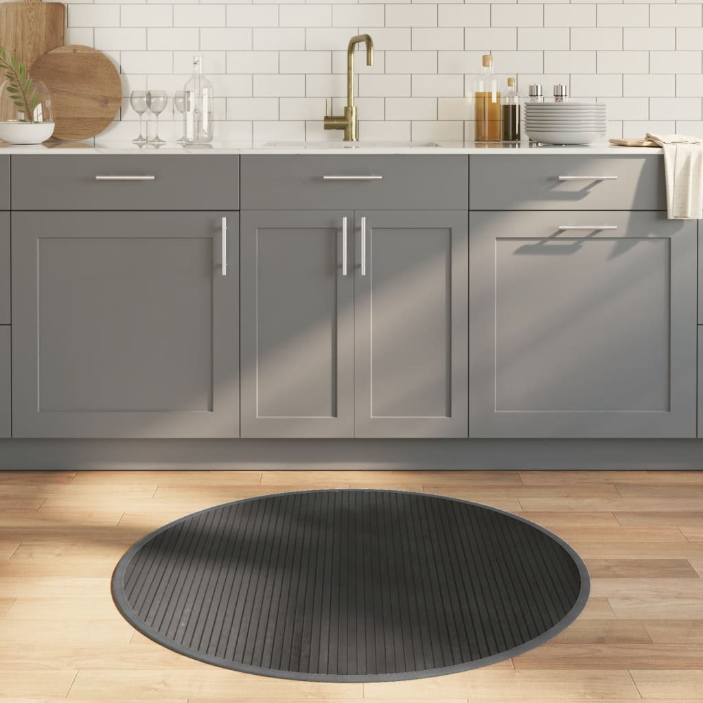 Tapis Rond Bambou