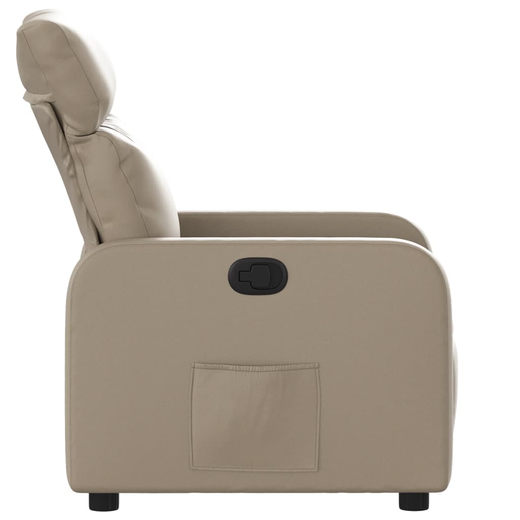 Fauteuil Inclinable Similicuir Cappuccino