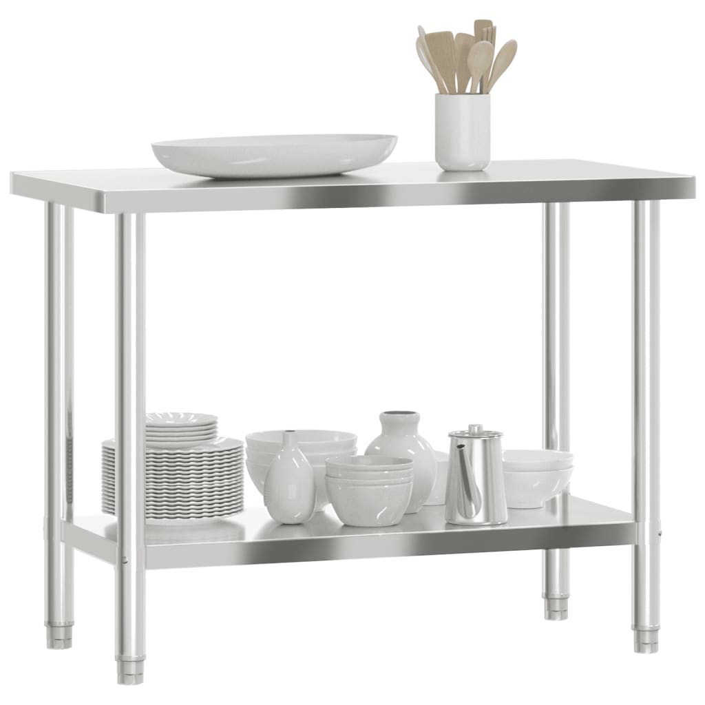 Table De Travail De Cuisine Acier Inoxydable