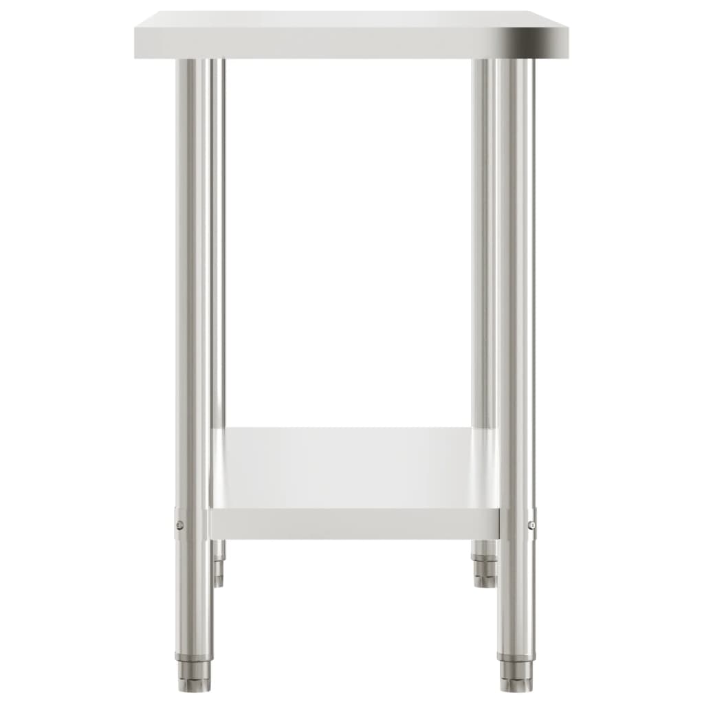 Table De Travail De Cuisine Acier Inoxydable