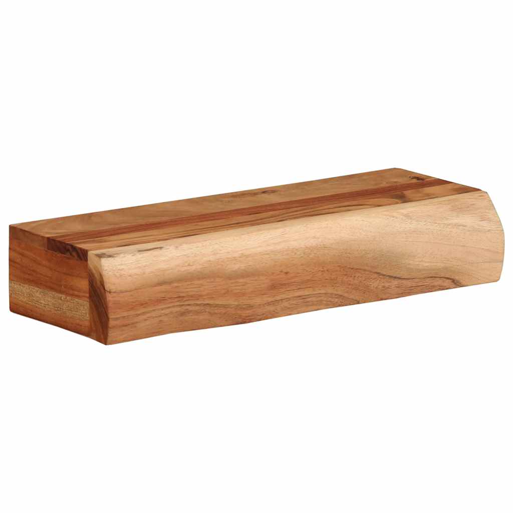 Étagères Murales 2 Pcs Bois Massif D'acacia