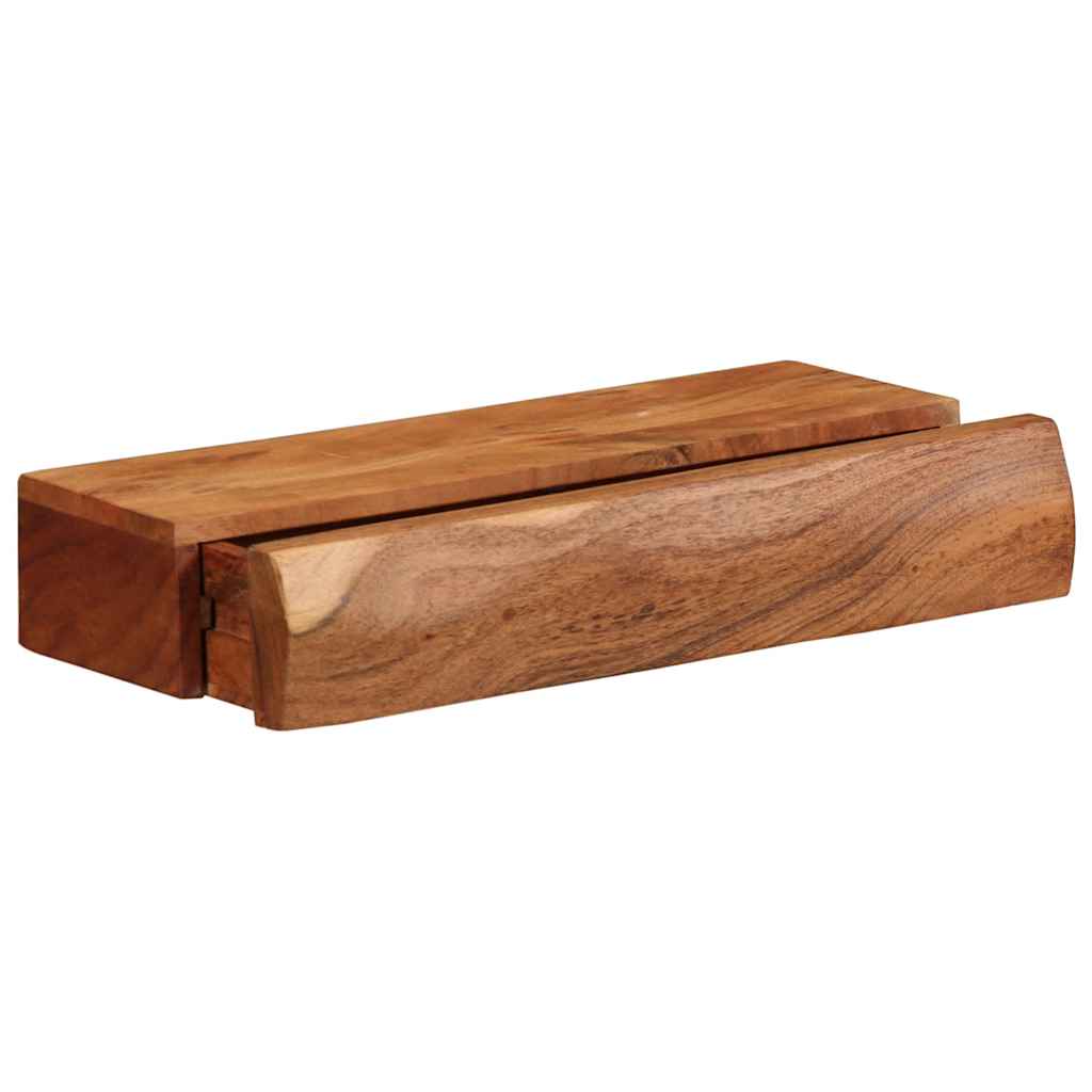 Étagères Murales 2 Pcs Bois Massif D'acacia