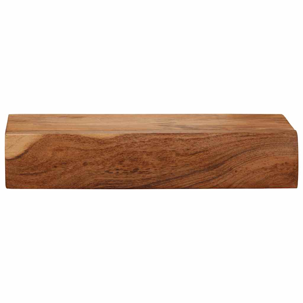 Étagères Murales 2 Pcs Bois Massif D'acacia