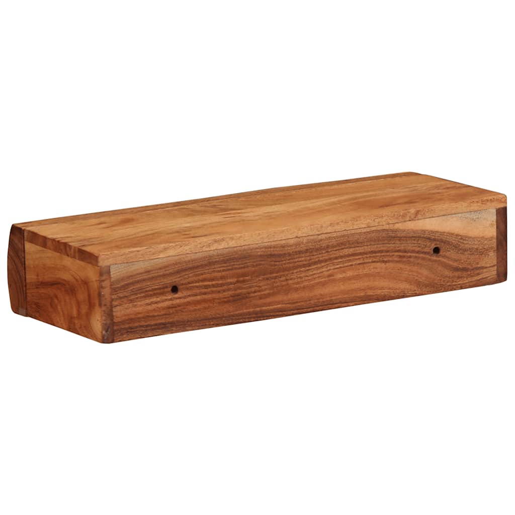 Étagères Murales 2 Pcs Bois Massif D'acacia