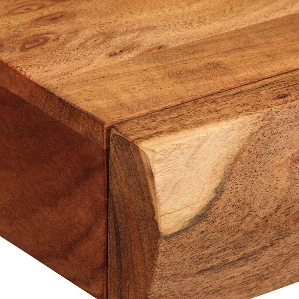 Étagères Murales 2 Pcs Bois Massif D'acacia