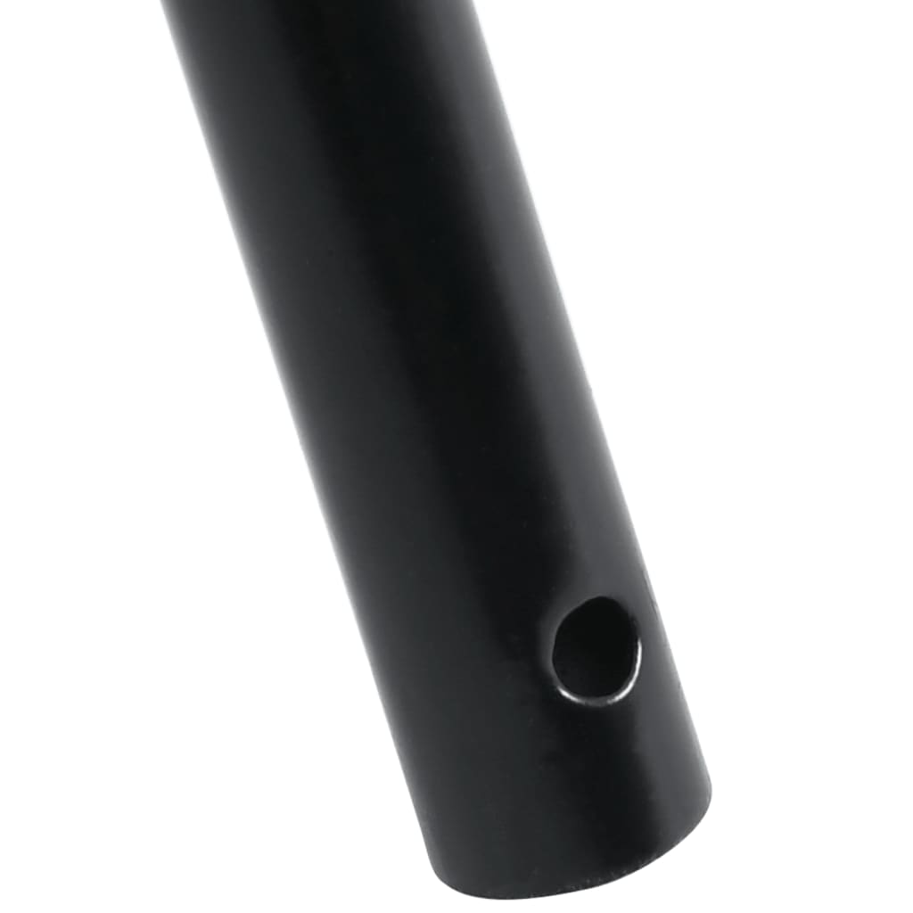 Poignée De Fourche Ø3,5X127,5 Cm Noir Acier