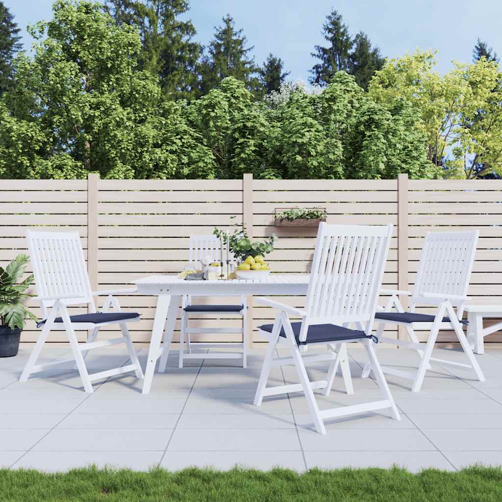 Coussins De Chaise De Jardin Lot De 6 Carreaux Rouges 40X40X3Cm