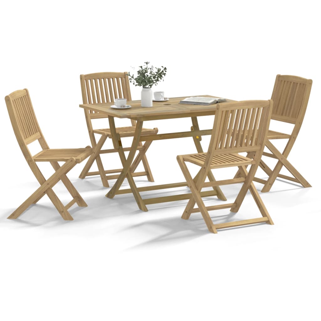Ensemble À Manger De Jardin 7 Pcs Bois D'acacia Solide