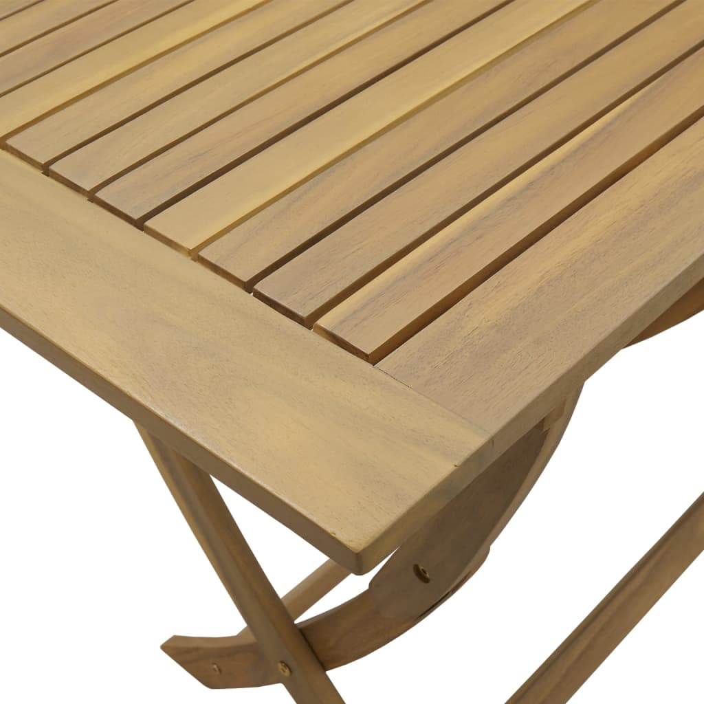 Ensemble À Manger De Jardin 5 Pcs Bois D'acacia Solide