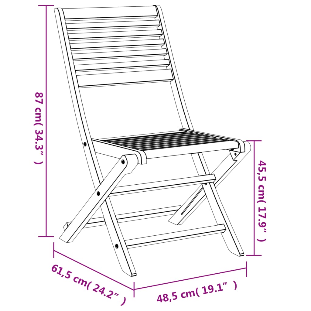 Ensemble À Manger De Jardin 5 Pcs Bois D'acacia Solide