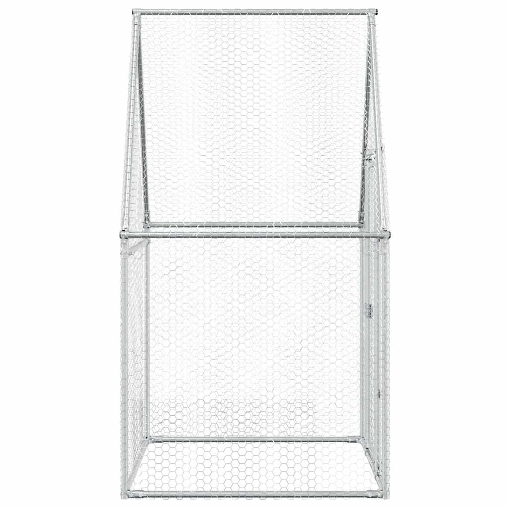 Cage Pour Poules Argenté Acier Galvanisé