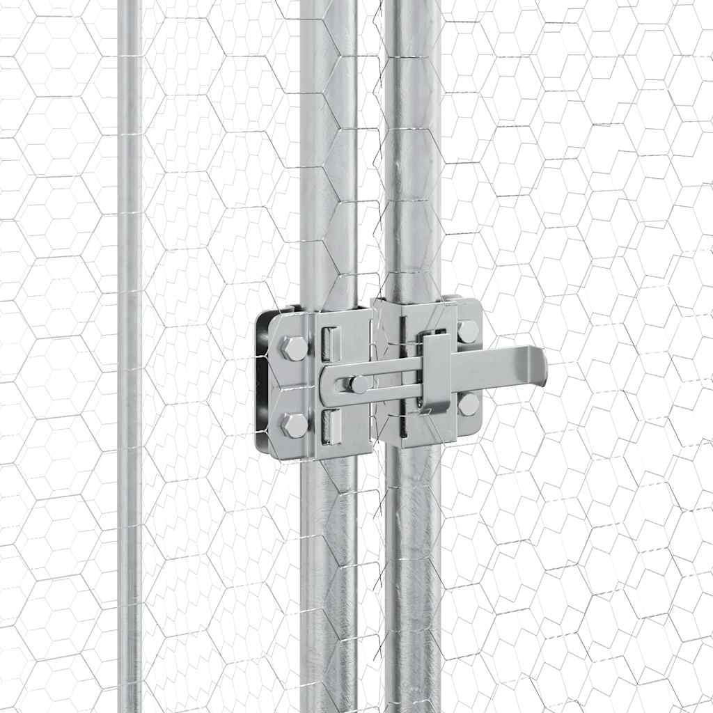Cage Pour Poules Argenté Acier Galvanisé