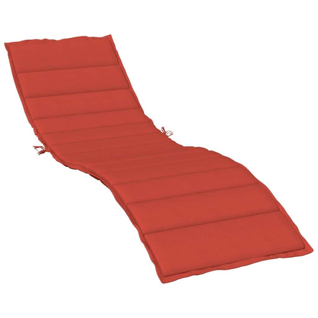 Coussin De Chaise Longue Rouge Mélangé Tissu
