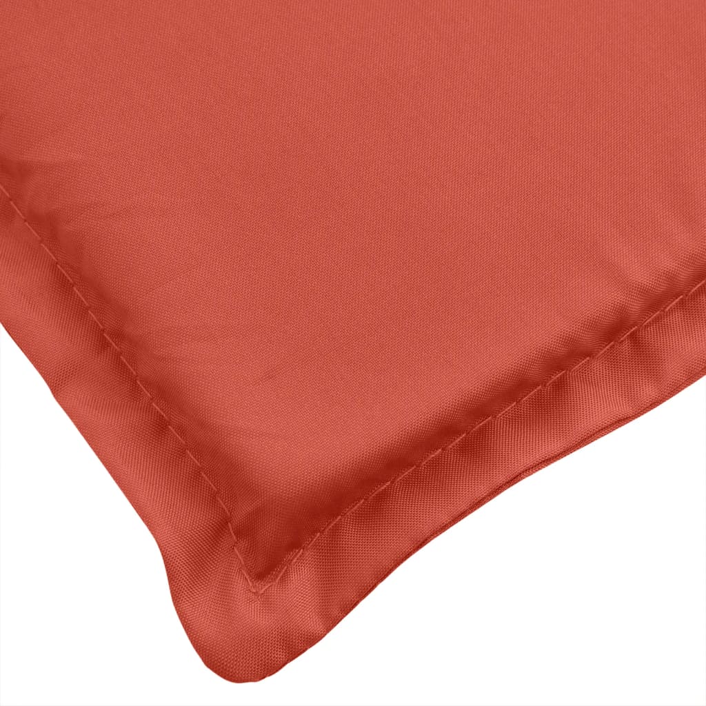 Coussin De Chaise Longue Rouge Mélangé Tissu