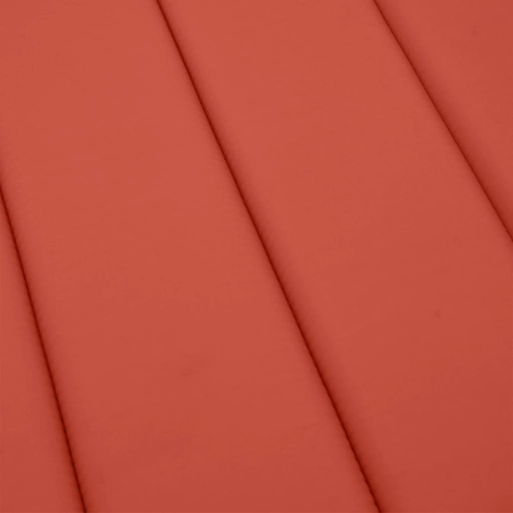 Coussin De Chaise Longue Rouge Mélangé Tissu