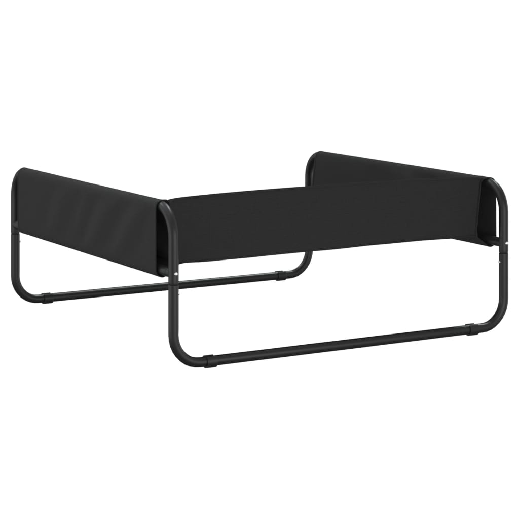 Lit Surélevé Pour Chien Anthracite Tissu Oxford Et Acier