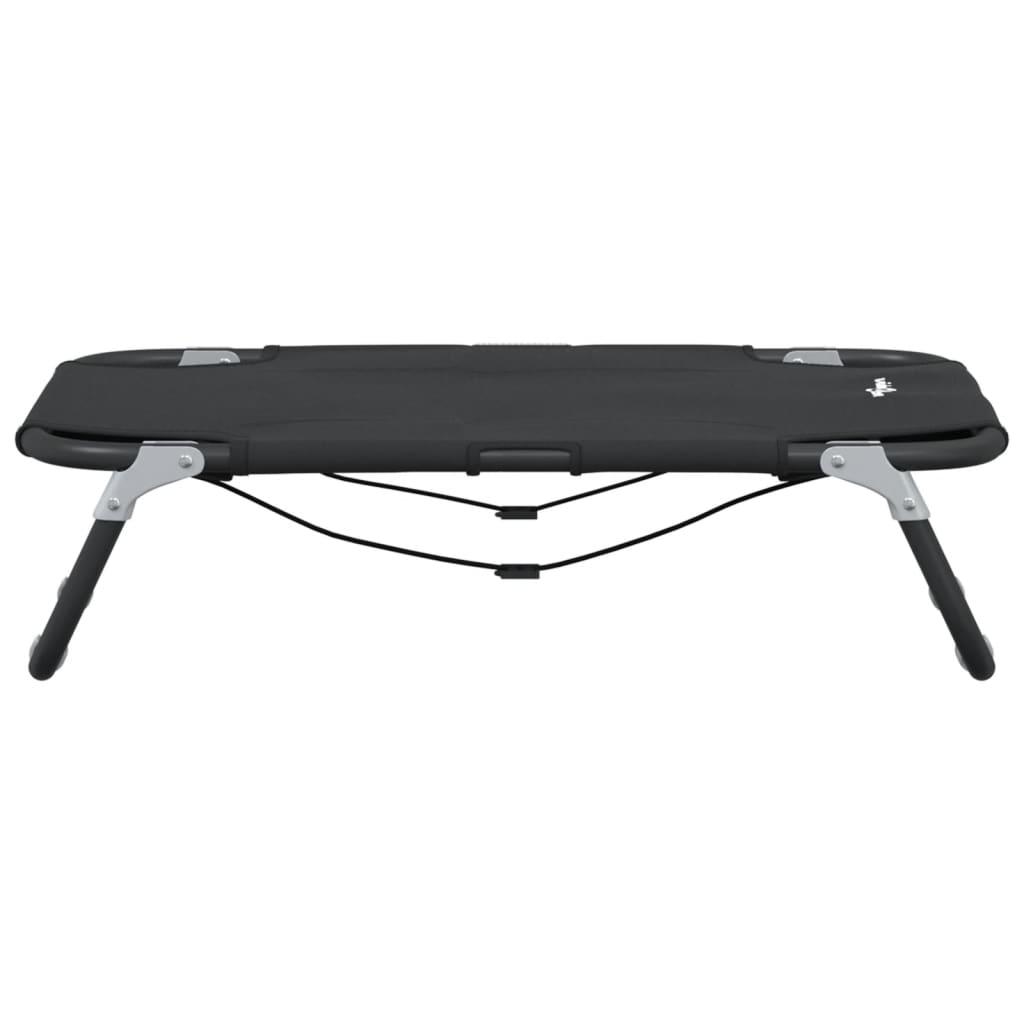 Lit Pour Chien Pliable Anthracite Tissu Oxford Et Acier
