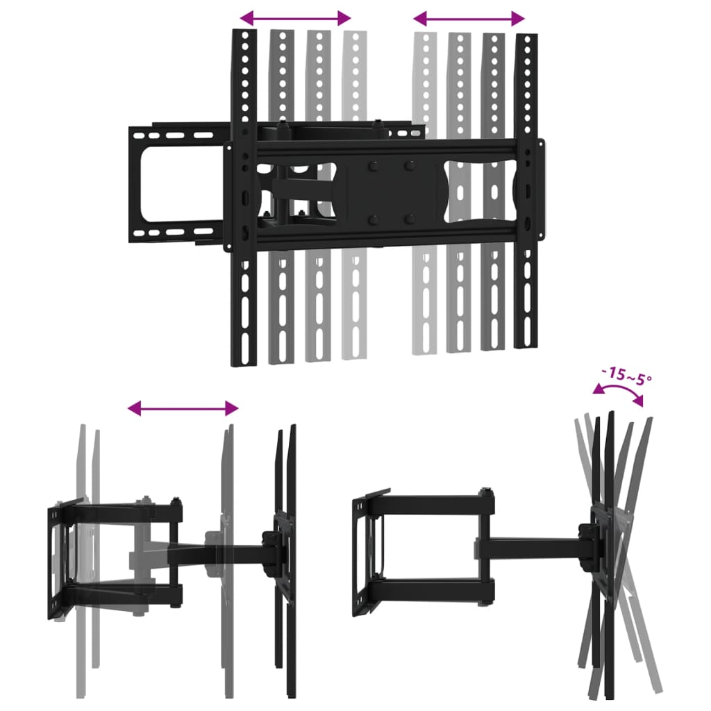 Support Tv Mural Pour Écran 26-70 Pouces Max Vesa 400X400 Mm