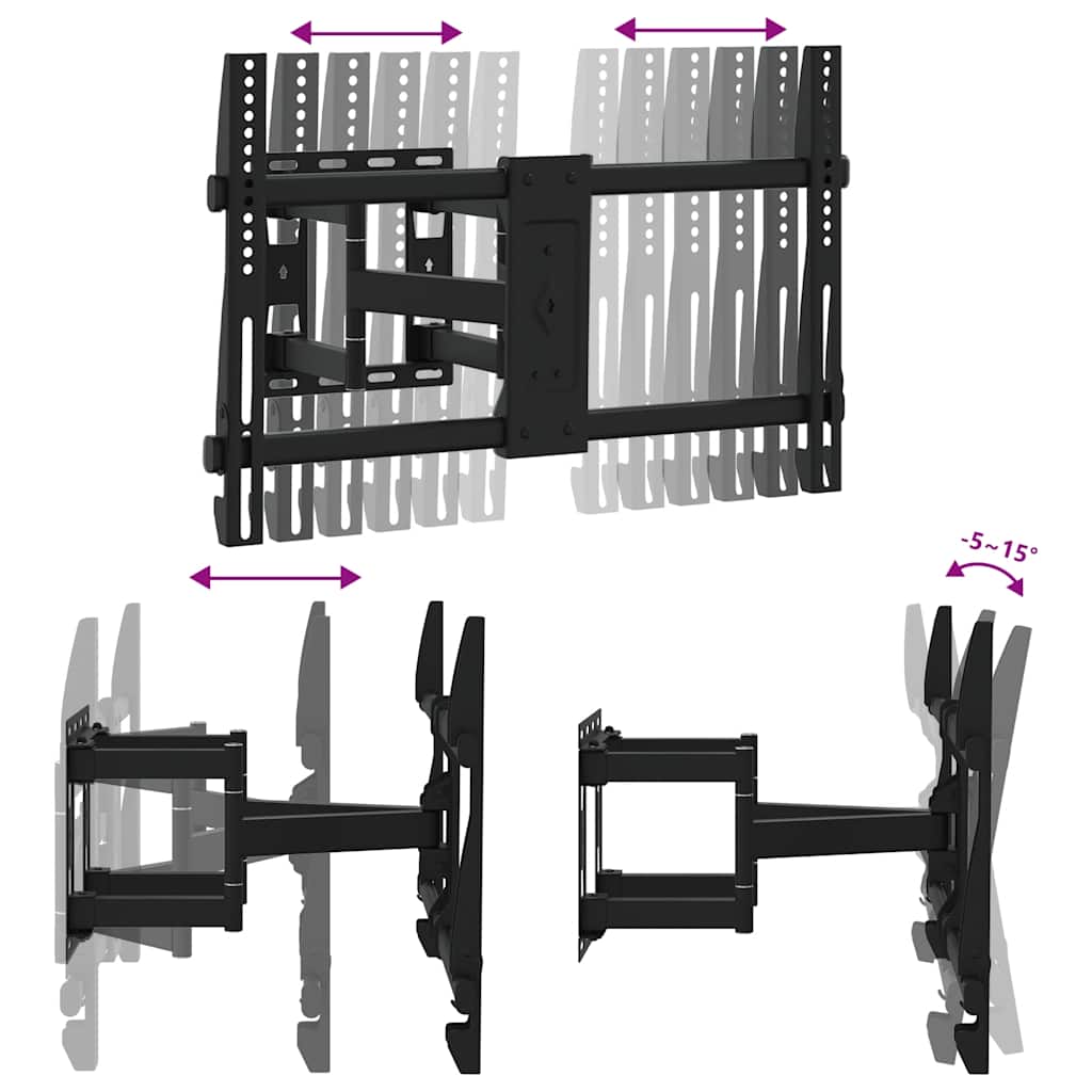 Support Tv Mural Pour Écran 37-80 Pouces Max Vesa 600X400 Mm