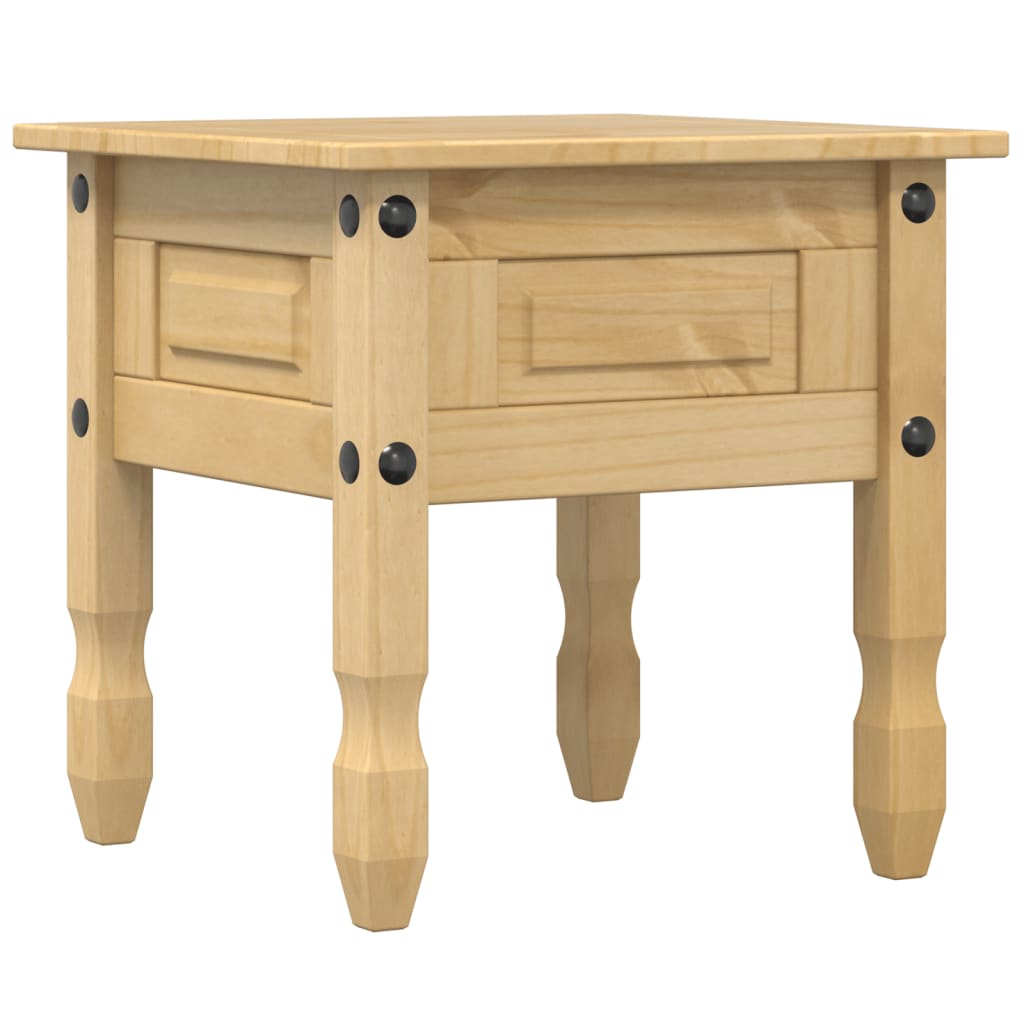Table D'appoint Corona 50X50X50 Cm Bois De Pin Massif