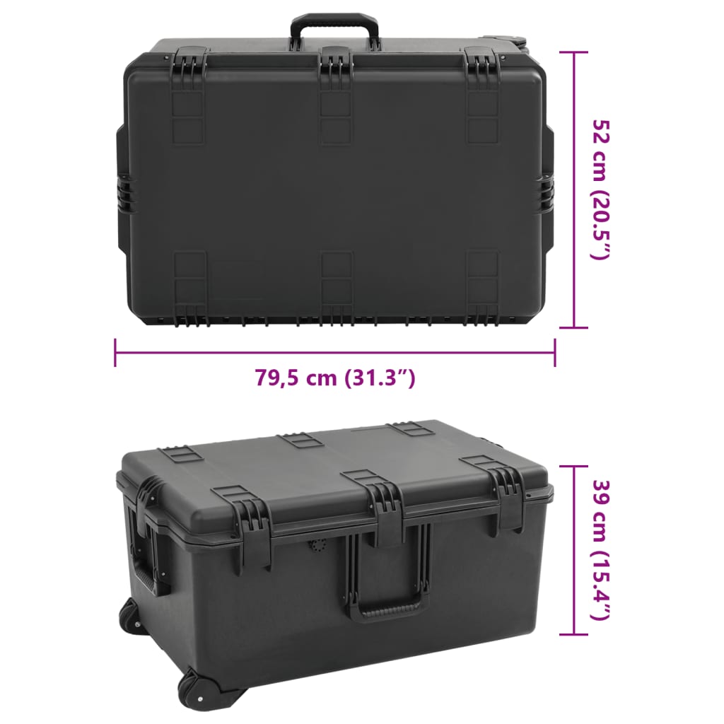 Valise De Vol Portable 79,5X52X39 Cm Pp
