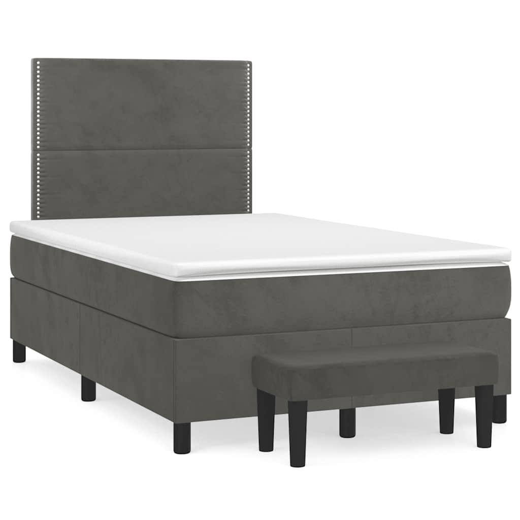 Sommier À Lattes De Lit Avec Matelas Velours