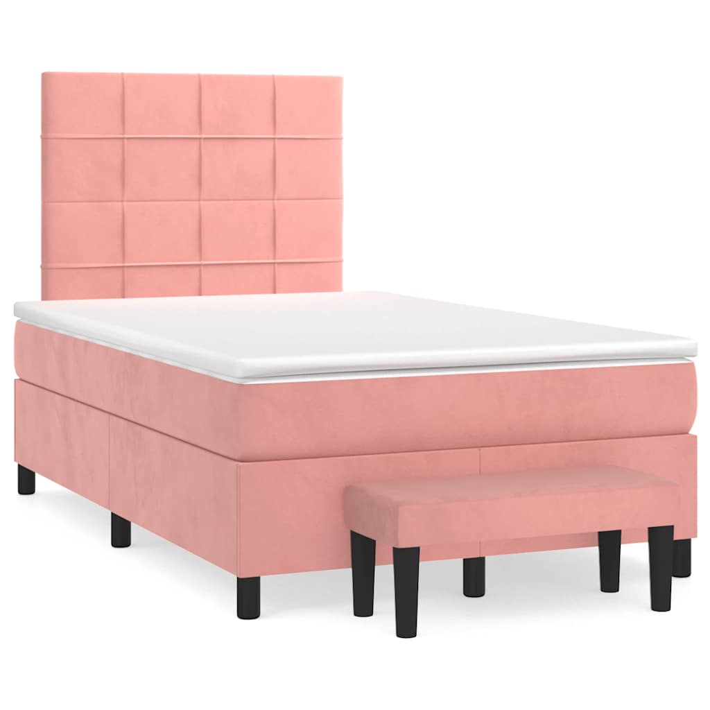 Sommier À Lattes De Lit Avec Matelas Velours