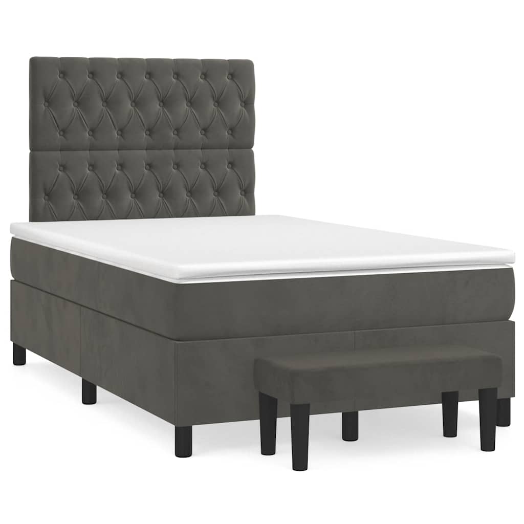 Sommier À Lattes De Lit Avec Matelas Velours