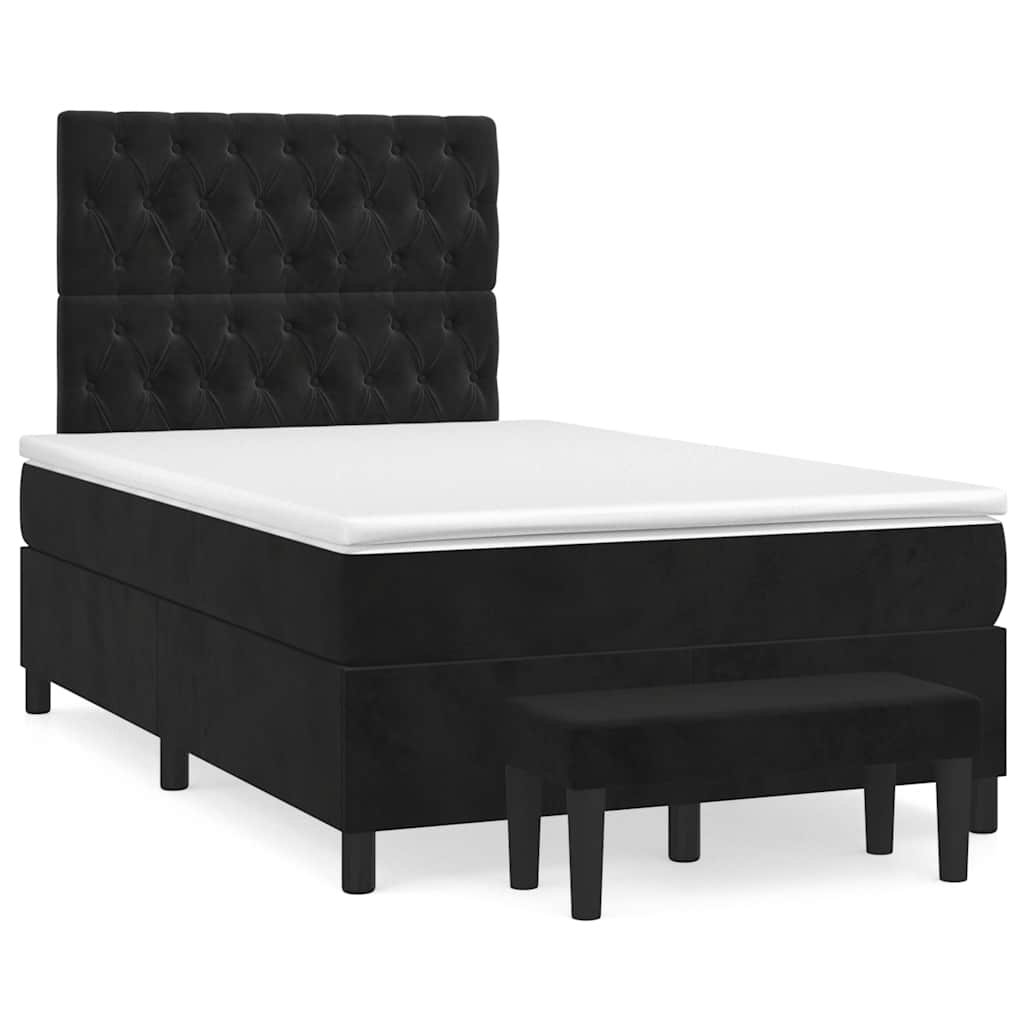 Sommier À Lattes De Lit Avec Matelas Velours