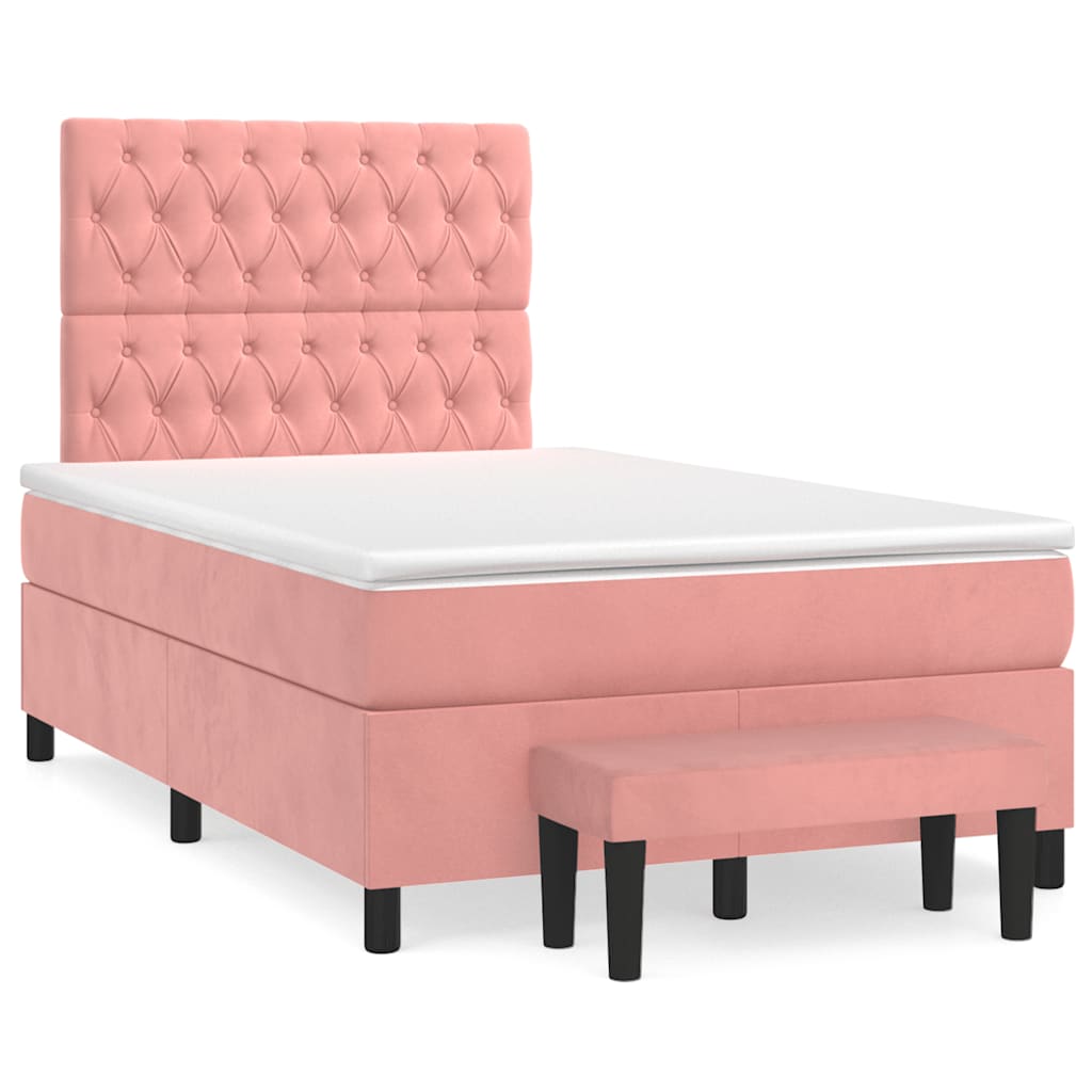 Sommier À Lattes De Lit Avec Matelas Velours