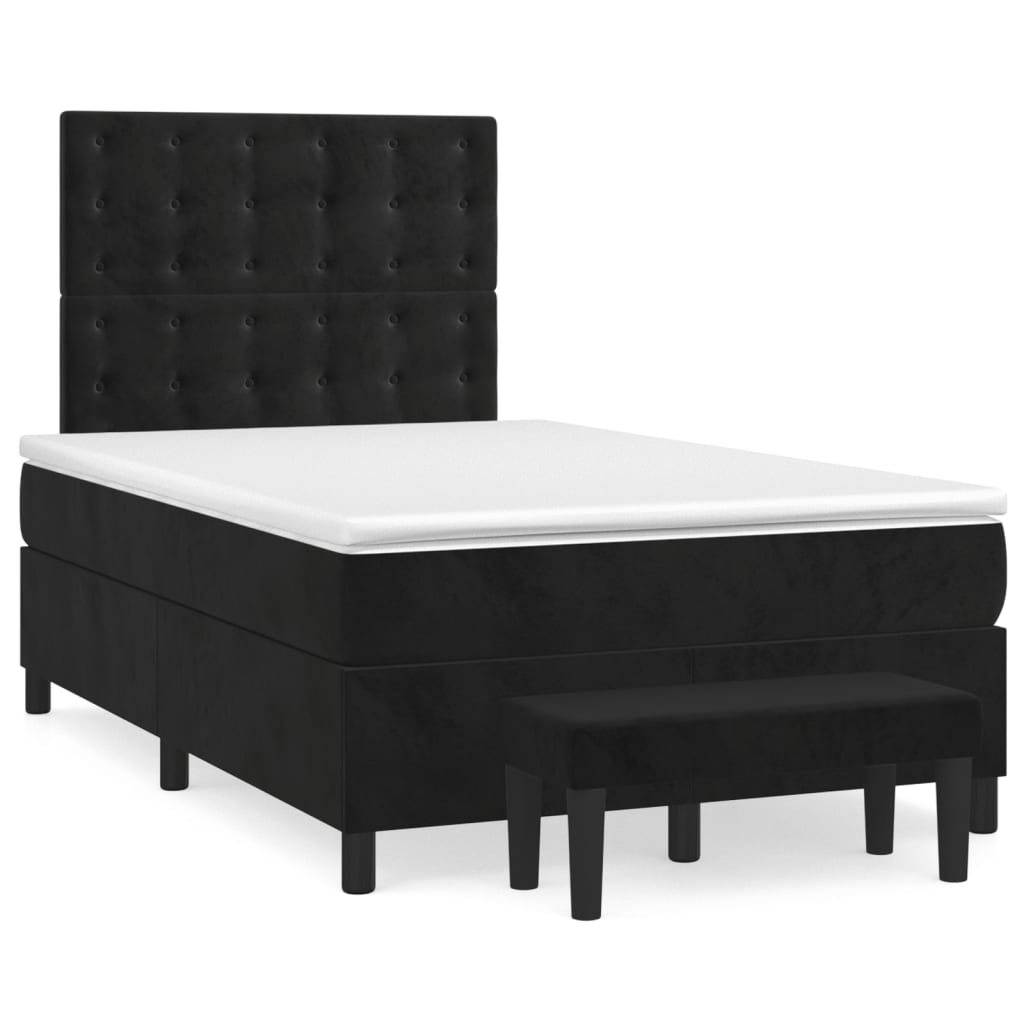 Sommier À Lattes De Lit Avec Matelas Velours