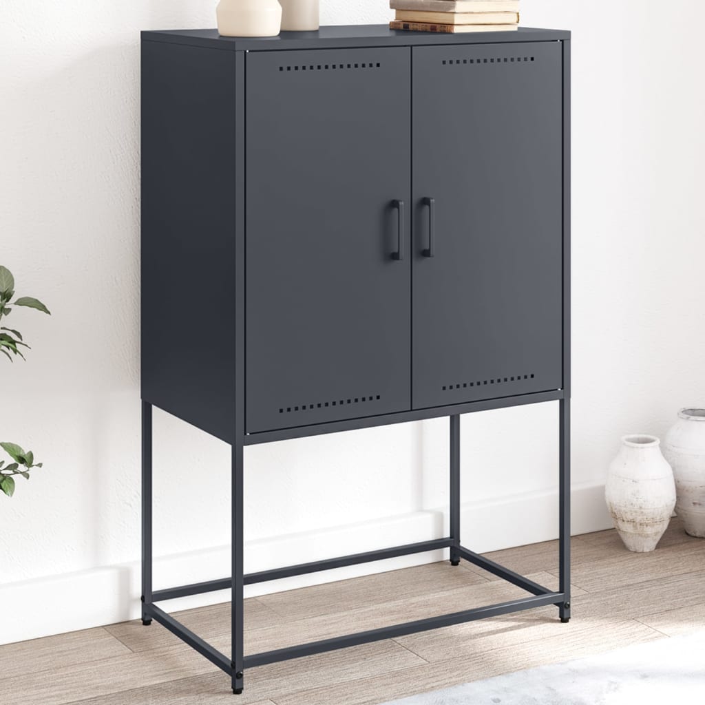 Buffet Haut Olive 68,5X38,5X107 Cm Acier