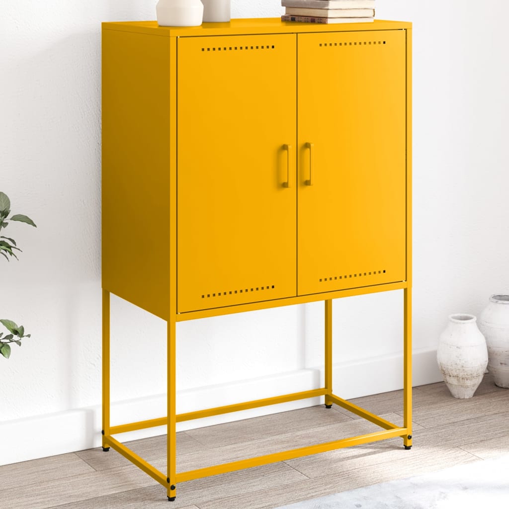 Buffet Haut Olive 68,5X38,5X107 Cm Acier