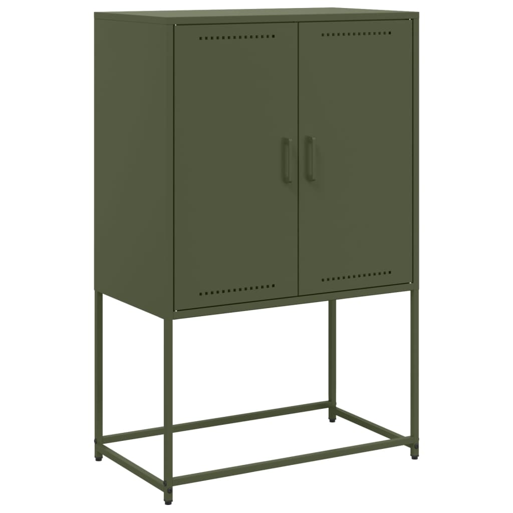 Buffet Haut Olive 68,5X38,5X107 Cm Acier
