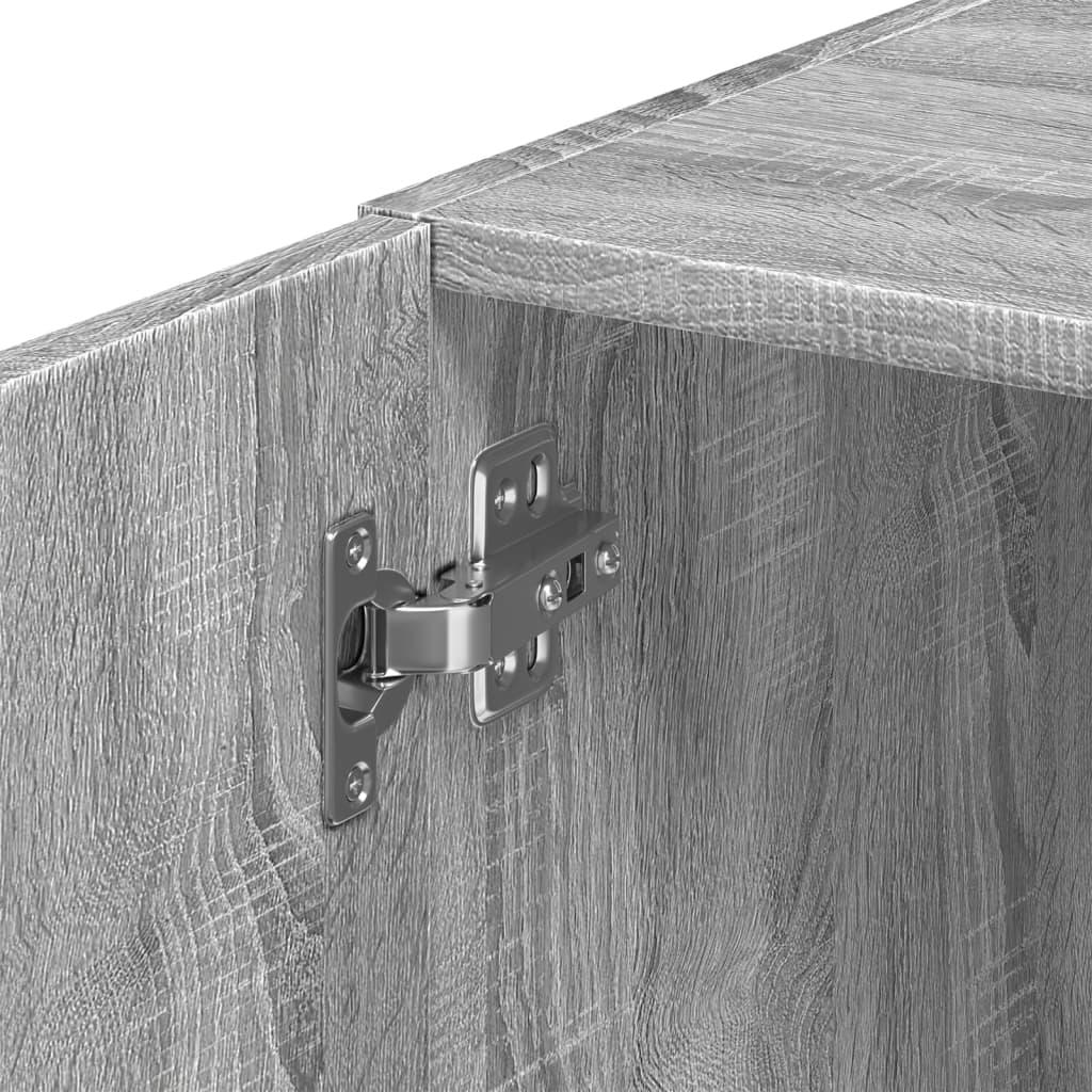Armoire De Rangement Mince 30X42,5X225 Cm Sonoma Gris