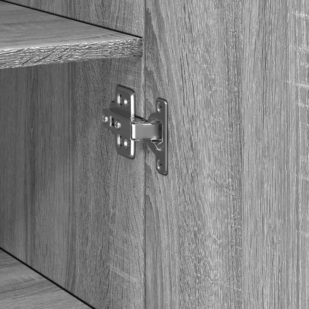 Armoire De Rangement Mince 30X42,5X225 Cm Sonoma Gris