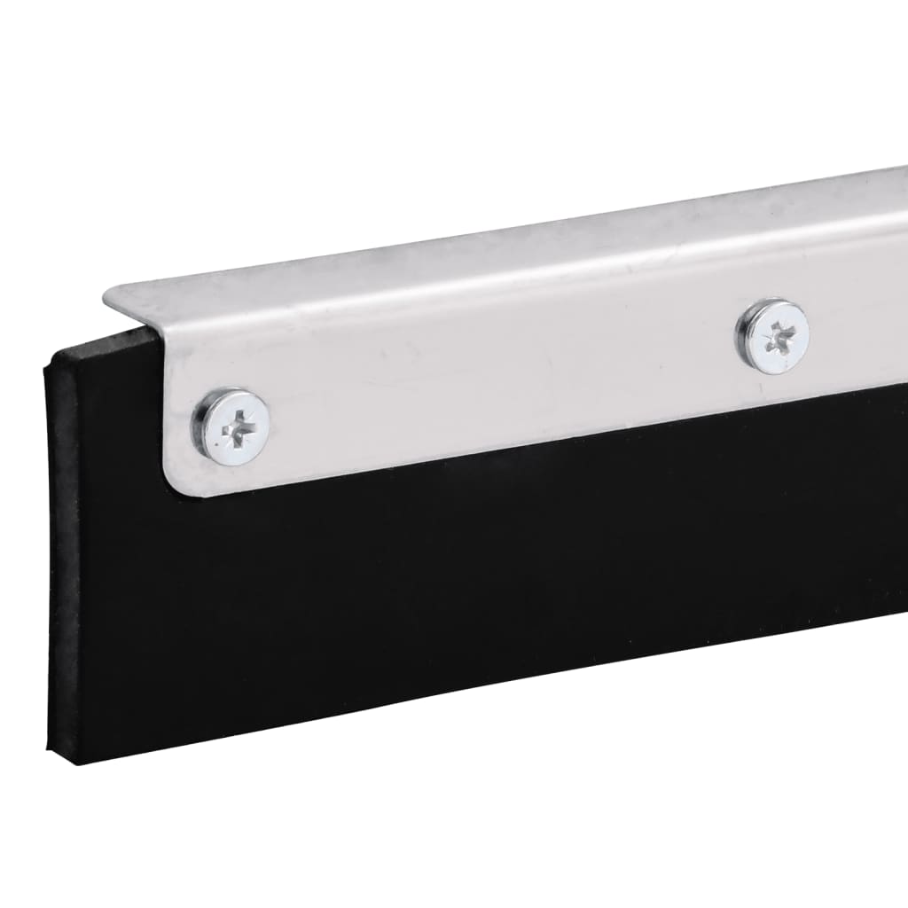 Têtes De Raclette De Sol 5 Pcs 45,5X2X5 Cm Acier Et Caoutchouc
